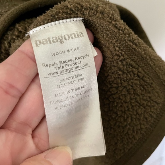 Patagonia Men’s Better Sweater 1/4 Zip Fleece Jacket Dark Walnut Size XL - Picture 6 of 7